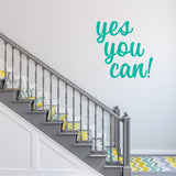 Yes you can | Wall quote - Adnil Creations