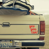 Yes you can | Bumper sticker - Adnil Creations
