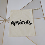 Apricots | Zero waste bag - Adnil Creations