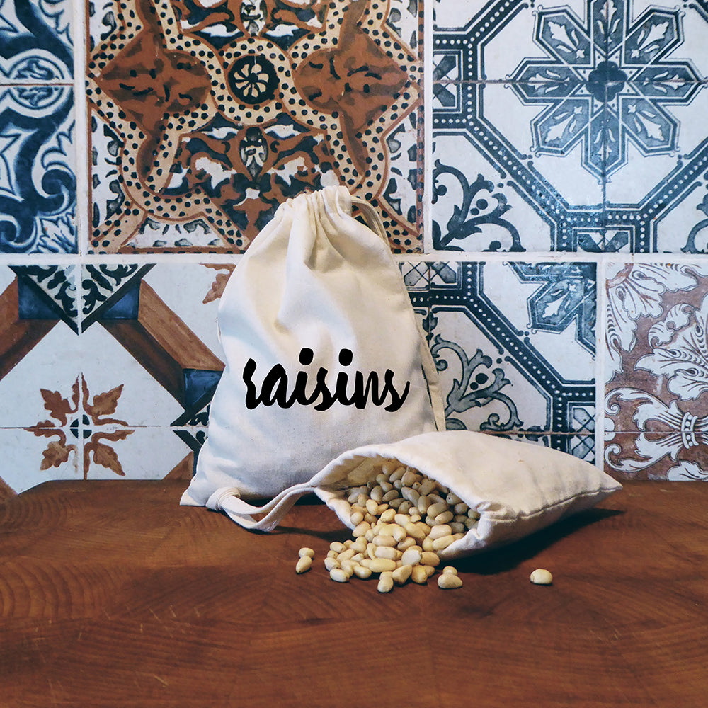 Raisins | Zero waste bag - Adnil Creations