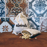 Almonds | Zero waste bag - Adnil Creations