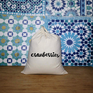 Cranberries | Zero waste bag - Adnil Creations