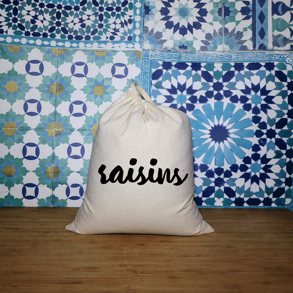 Raisins | Zero waste bag - Adnil Creations